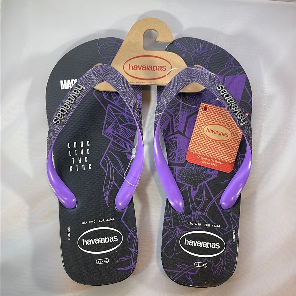 Havaianas Marvel Black Panther Flip Flops